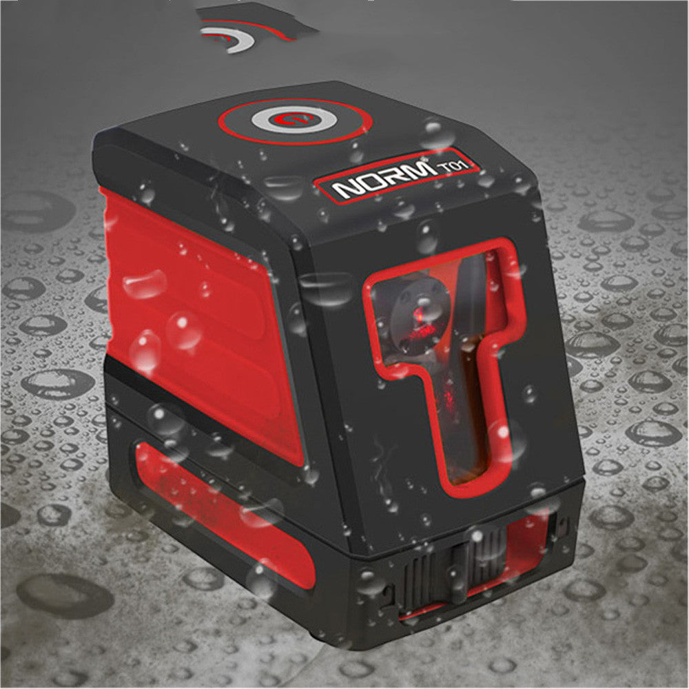 Automatic leveling laser level